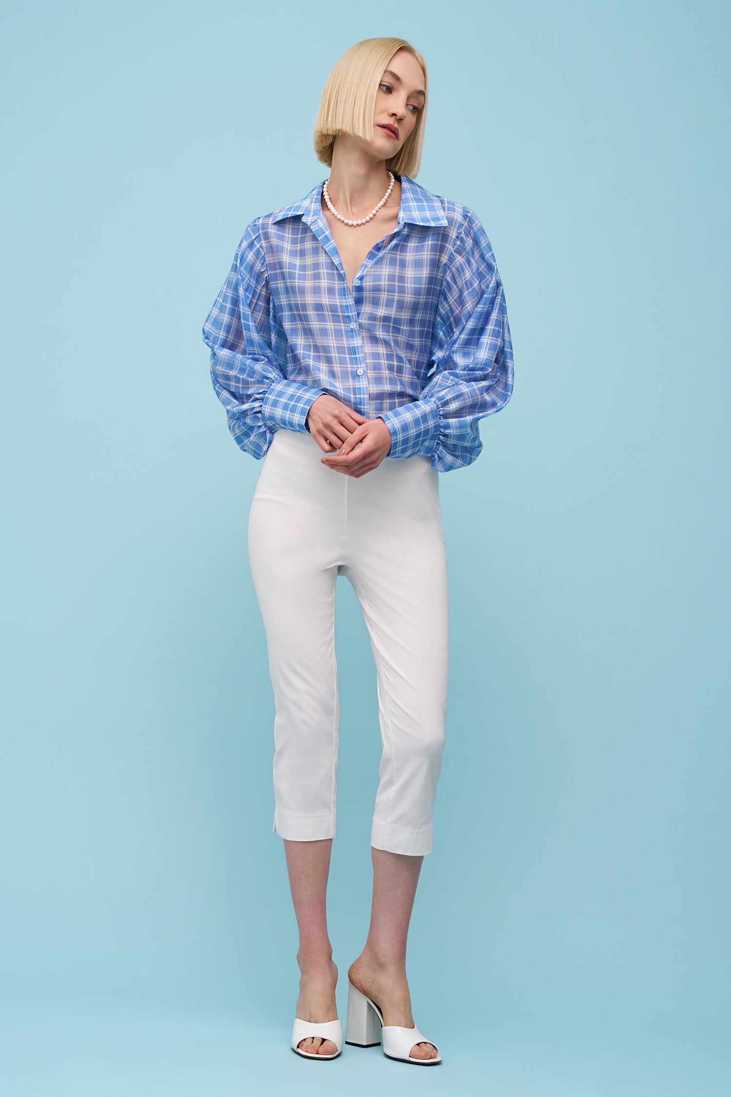 Women's Woven Capri