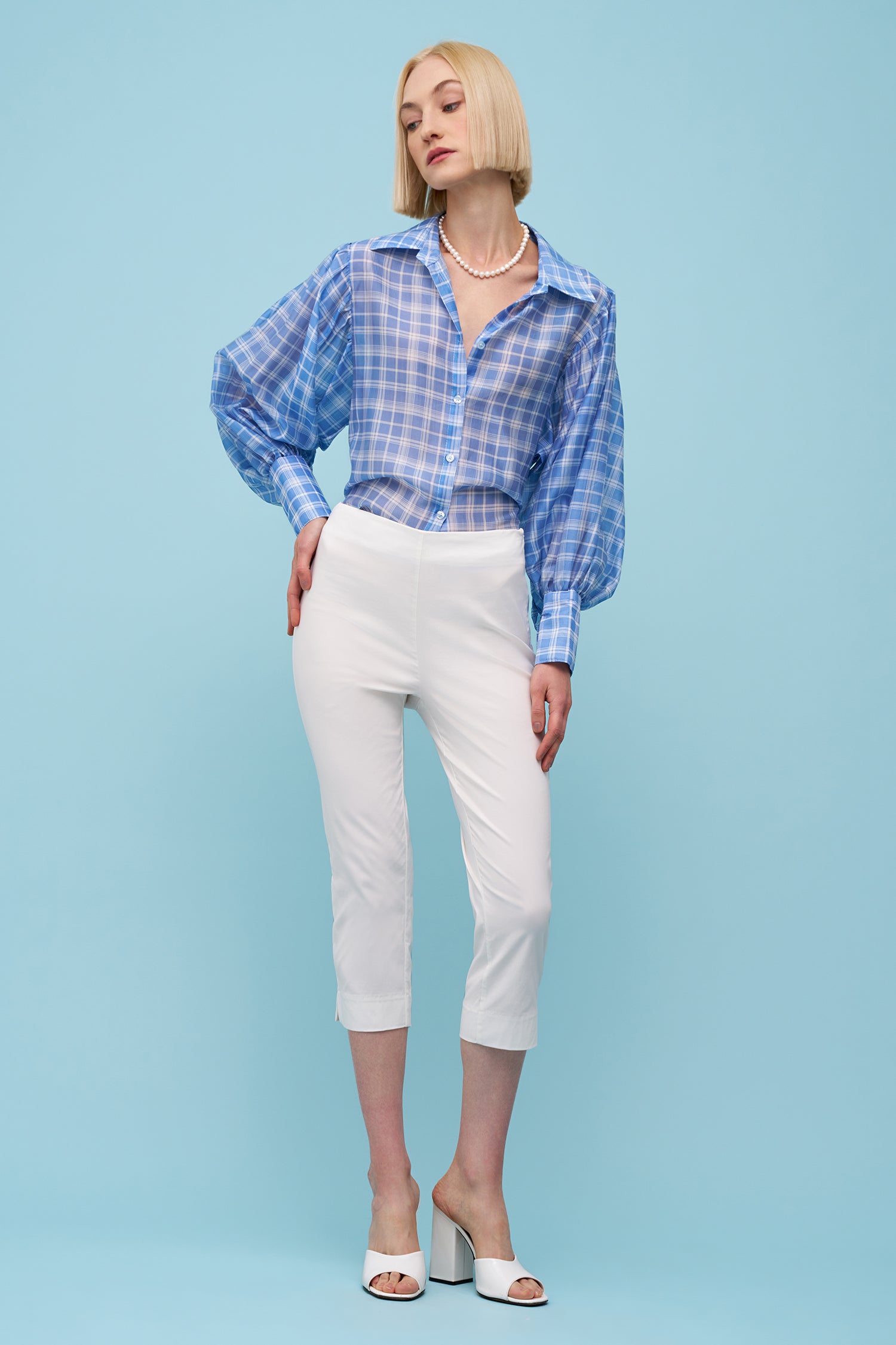 Women's Woven Capri