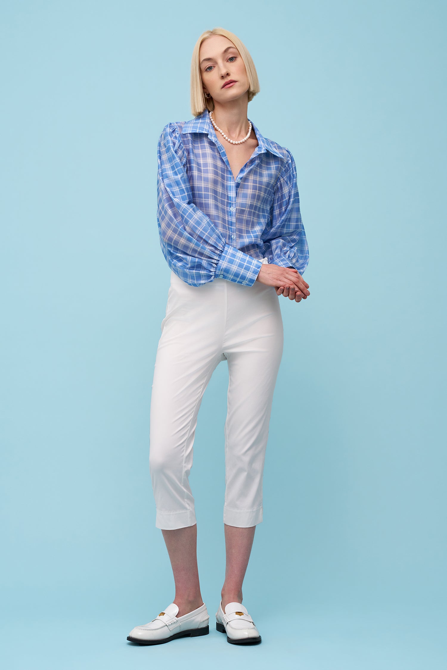 Women's Woven Capri