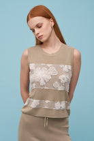 Women's Knit Top - Sleeveless