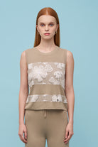 Women's Knit Top - Sleeveless