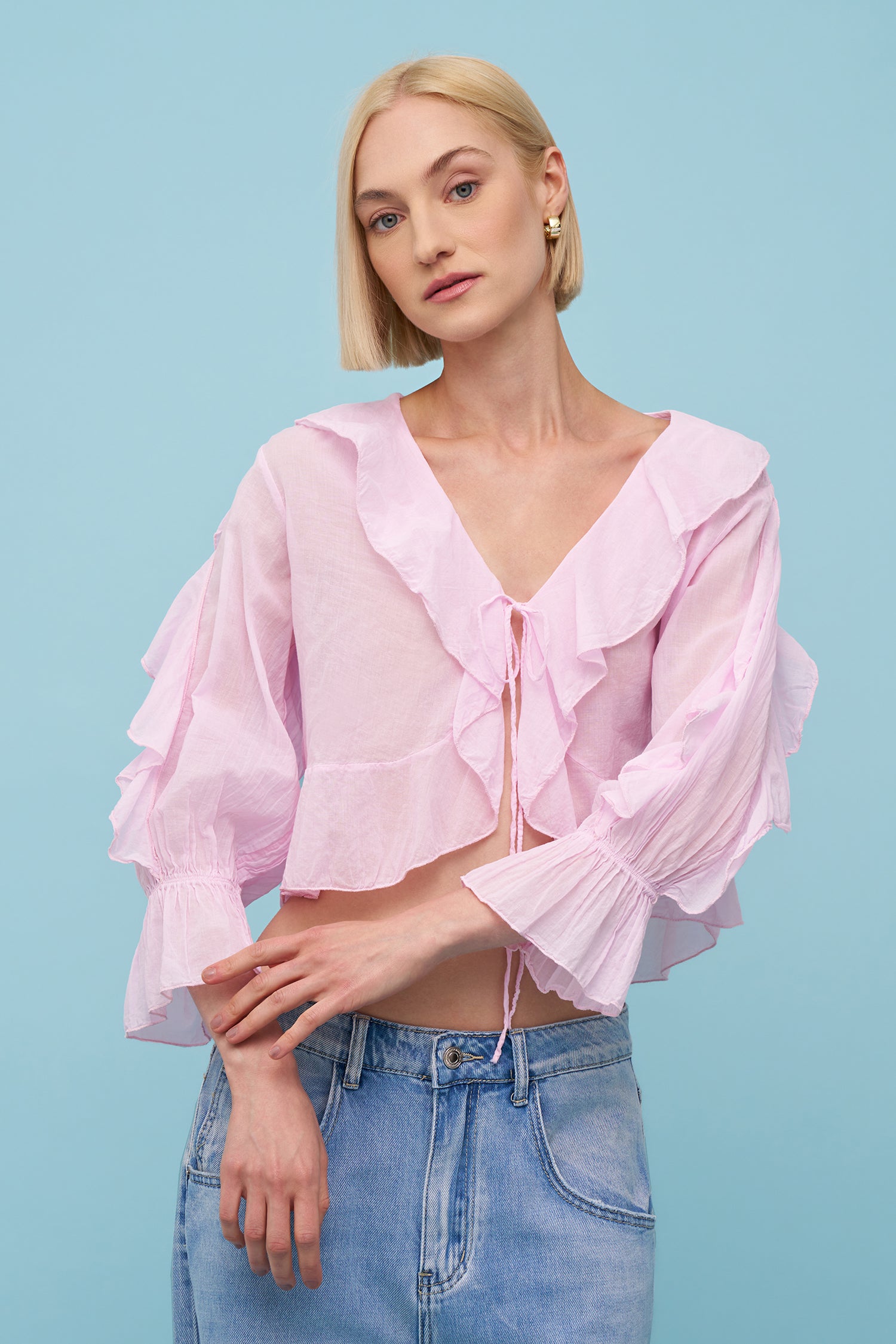 Women's Woven Cardigan