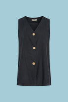 Women's Woven Sleeveless Jacket